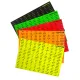 Button Box, neon UV fluorescent Simracing stickers 20mm x 6mm
